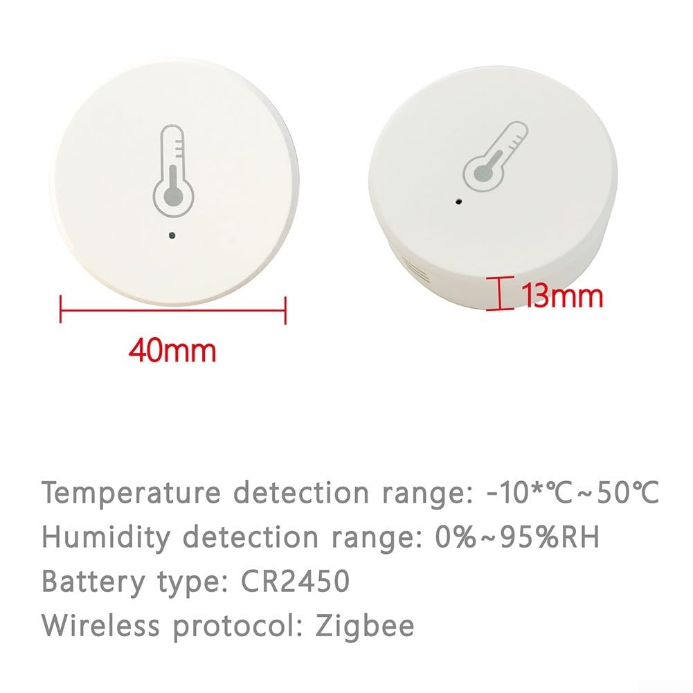 10 sensores de temperatura y humedad, probador inteligente de temperatura, detector de humedad inalámbrico para Zigbee para vida inteligente