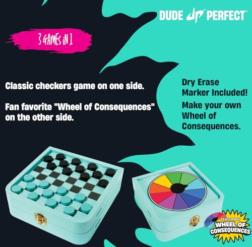 Dude Perfect Sling Puck & Checkers Game Set miniatura 4