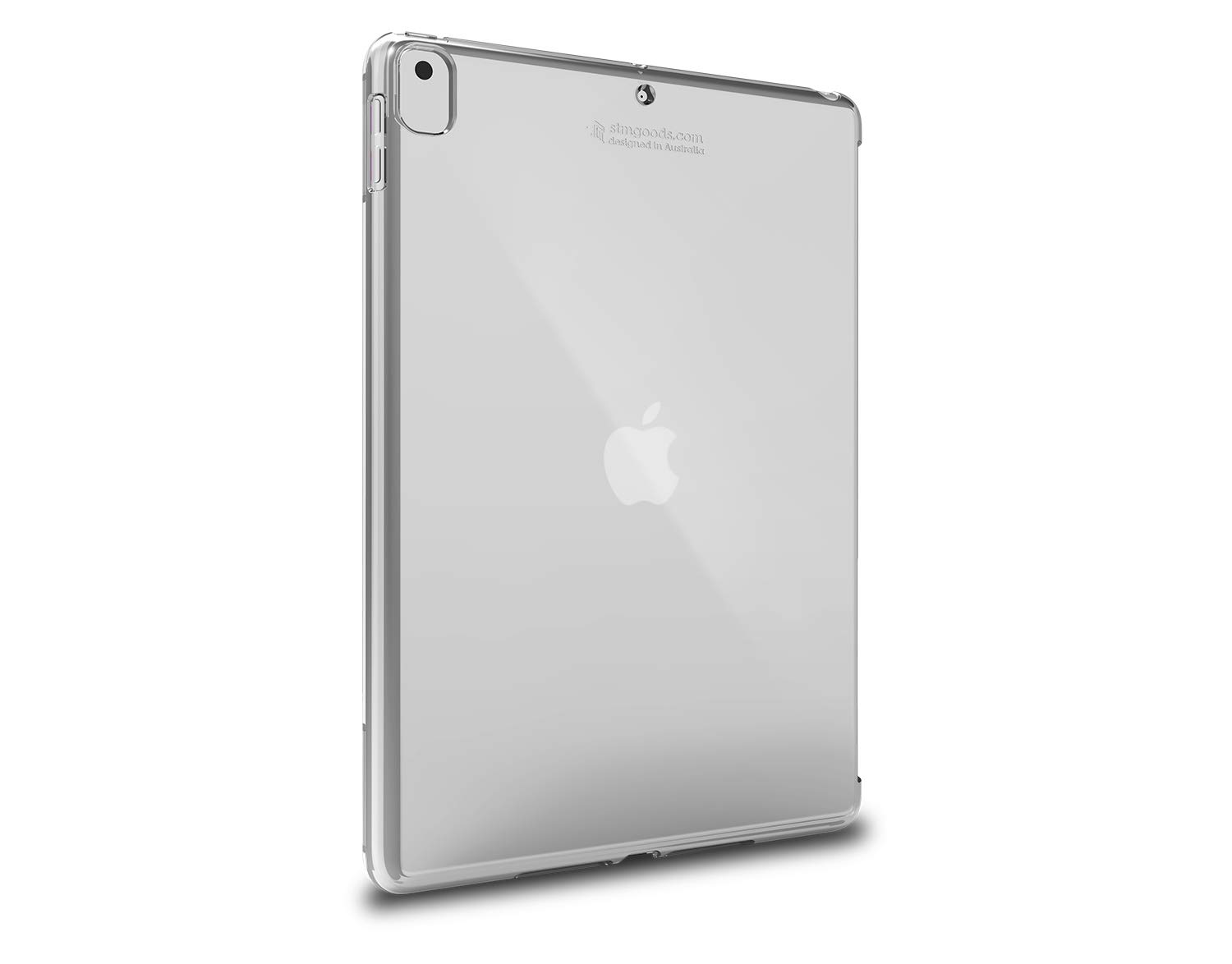 STMDux Half Shell Slim, Simple, Strong Protection Clear Case for iPad 7th Gen 10.2 2019 AP