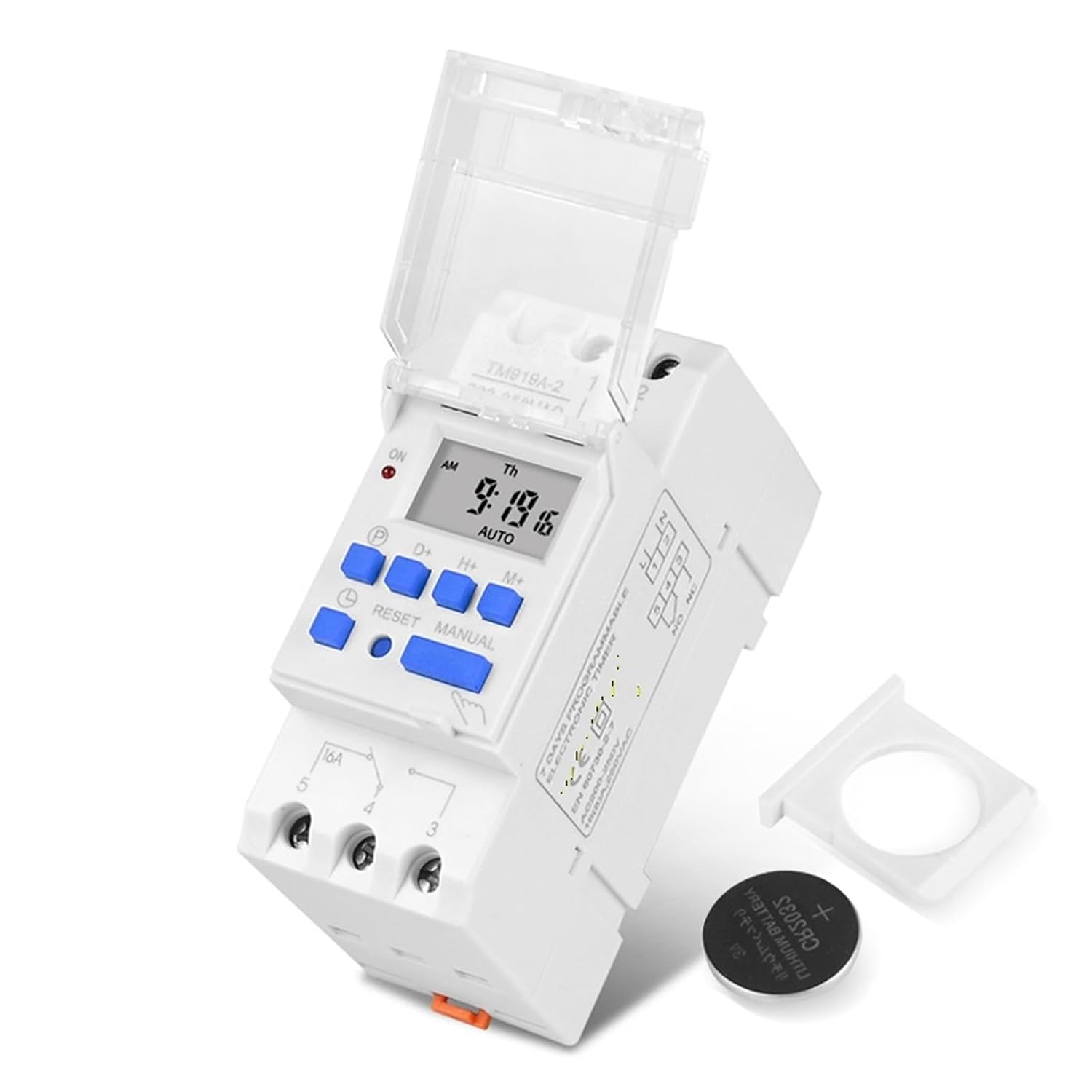 TM919A Automatic Cycle Timer Switch, Multi‑Voltage Output 5V/12V/110V(5V)