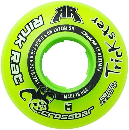 Single Wheel 59mm 76A Trickster XXX Green Inline Indoor Roller Hockey
