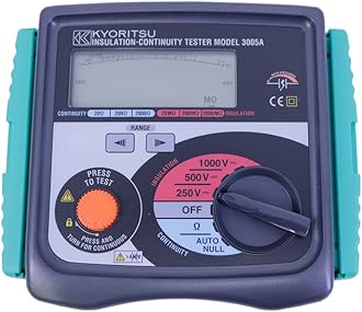 Kyoritsu 3005A Digital Insulation/Continuity Testers Test Voltage 250V/500V/1000V KEW3005A Kyoritsu3005A