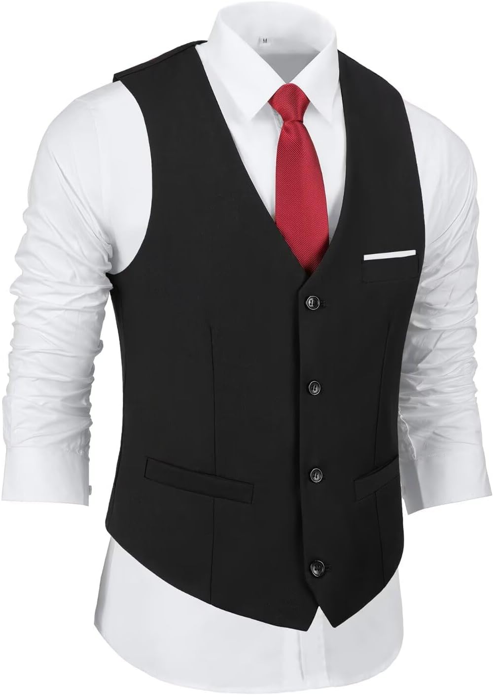 Men's Suit Slim Fit 2 Pieces Suits Set Grooms Tuxedos Business Wedding Prom Party Suit Vest and Pants - Image 4