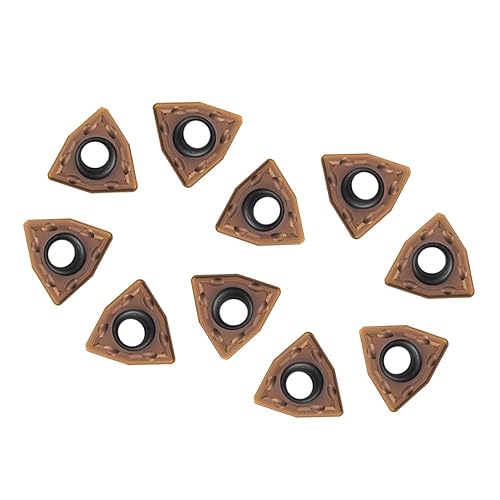 Miniatura 4 de Insertos de torneado de carburo WCMT06T304 WCMT32.51 TiN Insertos de carburo recubiertos para herramienta de torneado de torno CNC, soporte de