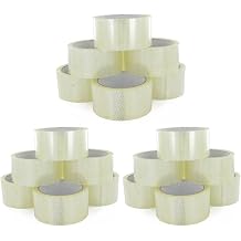 6X TAHA BIG Rolls Of CLEAR STRONG Parcel Tape Packing sellotape Packaging 48mm x 66m