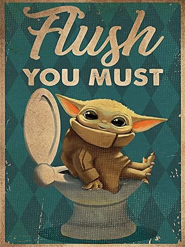 GemZono Diamond Painting Kits for Adults, DIY 5D Diamond Painting, Round Full Drill Diamond Art Kits Gem for Home Wall Diamond Dots Decor Gifts Baby Yoda (12X16 inch/ 30X40cm)