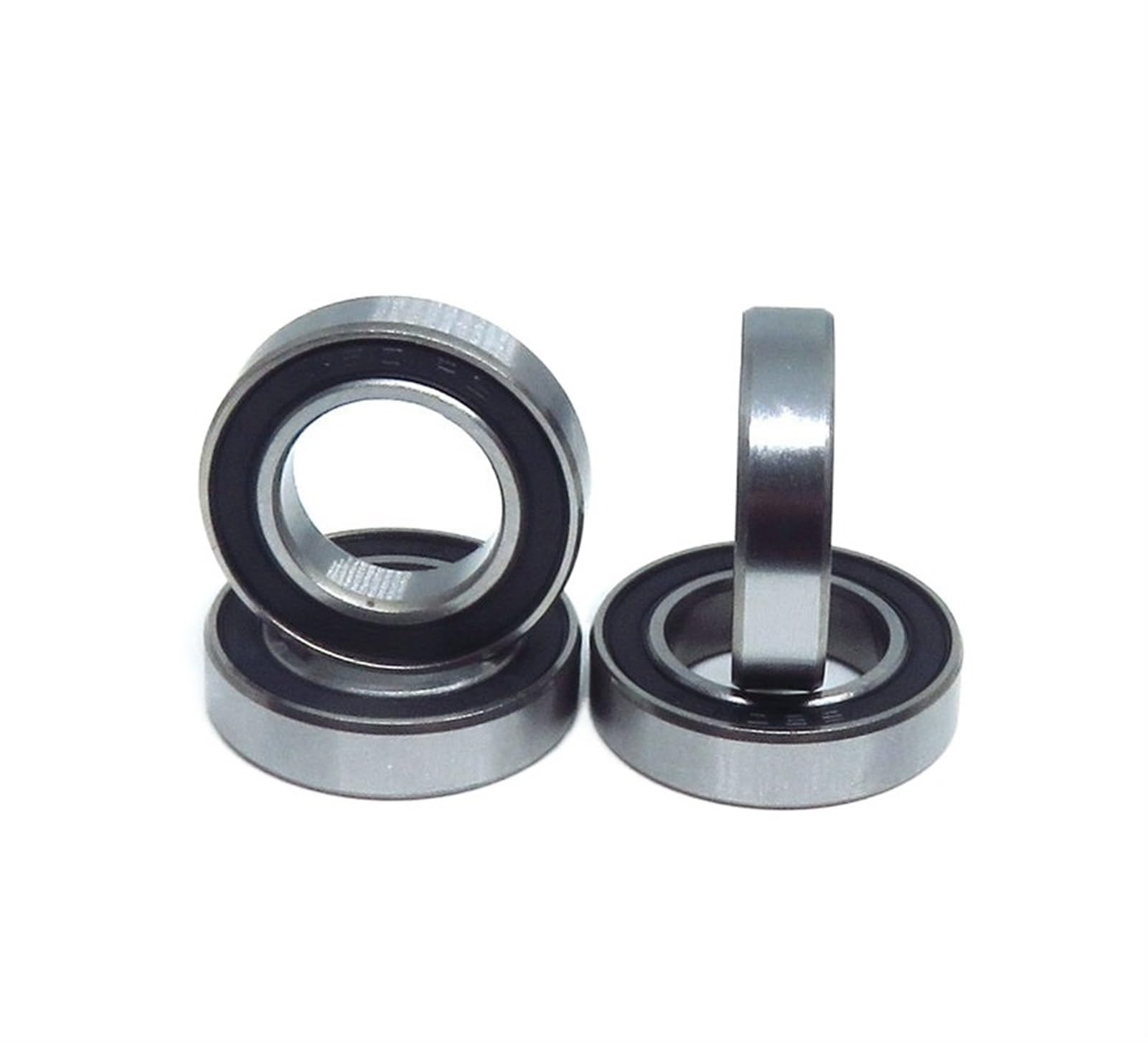 VSPPJYFG Bimetal Seal Shield Micro deep Groove Bearing 2pcs 6802-2RS 15x24x5mm ABEC-3 Deep Groove Ball Bearing