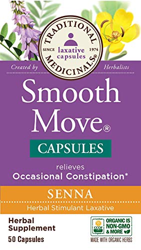Traditional Medicinals - Smooth Move Senna, 50 Capsules #TOP1