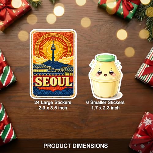 Calcomanías de Corea del Sur para personalizar tu laptop y botella de agua 3