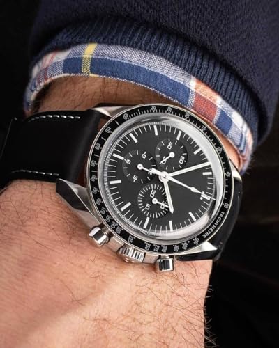 image for Ritche Quick Release Leather Watch Band 18mm 19mm 20mm 21mm 22mm 23mm 