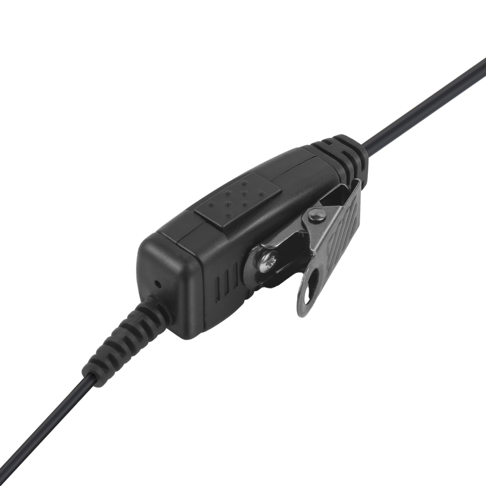 Auricolare a forma di G con microfono per radio Motorola CLP1010e, CLP1040e, CLP1080e, CLP1083e, CLP446e, confezione da 4