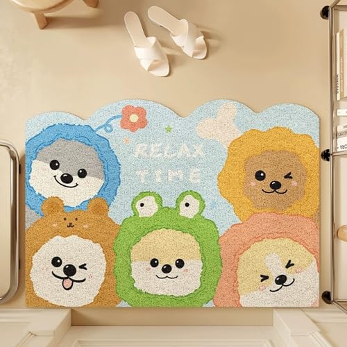 ���փ}�b�g �A�j�}���� �D���Ƃ��}�b�g ����~�� �k�� 150*100cm*��1cm �J�[�y�b�g DIY�J�b�g �h�� �܂��݉� �h�� �E�F���J���}�b�g �ϐ��� �ʋC�� �a�� �m�� �z�e�� �o����� ���� ���ی� �L�b�`��