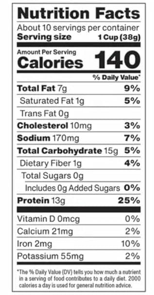 Magic Spoon High Protein Chocolate Brownie Great Cereal Grain-Free, 2 Bags inside, 7 oz/Bag, total 14oz