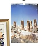 Herramienta de planificación anual: el calendario mensual de pared 2026 soporta una planificación anual eficiente con su diseño bien organizado, lo que permite a los usuarios marcar fechas importantes sin esfuerzo mientras garantiza un giro de página suave para un acceso rápido al horario de cada mes, por lo que es ideal para uso doméstico u oficina