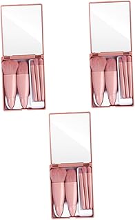 minkissy 15 Pçs Pincel De Maquiagem Com Espelho Conjuntos De Maquiagem Kit De Viagem Kit De Maquiagem Pincel Cosmético Com Espelho Conjunto De Pincéis De Maquiagem Olhos Conjunto De