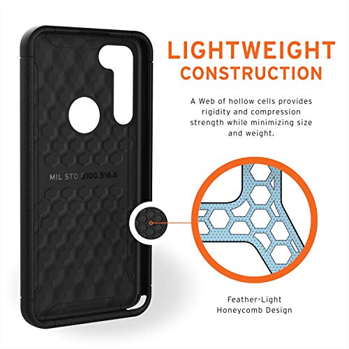 Urban Armor Gear Uag Designed For Moto G Stylus/Moto G8 Stylus Case Scout [Black] Rugged Sleek Shockproof Lightweight Military Drop Tested Protective Cover #TOP3