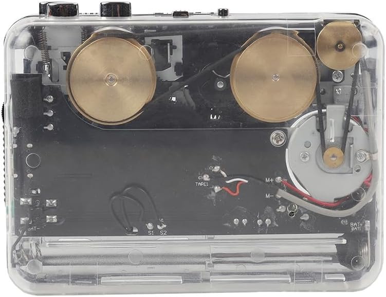 Tape Recorder to MP3 TON010B Cassette Player Portable Transparent USB Tape Capture Music Player to MP3 Format A