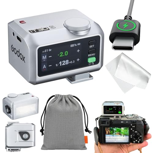 Flash Godox IT30Pro C para Canon, IT30ProC IT30PROC TTL HSS 1/8000s Mini Flash Camera, Compatible con Cámara Canon EOS R RP R5 R6 R3 R7 R8 R10 R100 M3 M5 M6 M50 R5 Mark II R6 Mark II