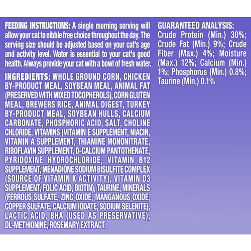 9Lives Gentle Care Dry Cat Food, 3.15 lb. Bag - Thumbnail 5