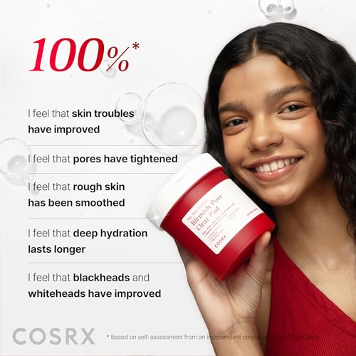 Image of COSRX OneStep Original Blemish Pore Clear Pad, 100 Pads, Dual-Sided Facial Pad for Exfoliation, Pore Care & Hydration with BHA, PHA & Zinc PCA & 5 Hyaluronic Acid, Korean Skin Care