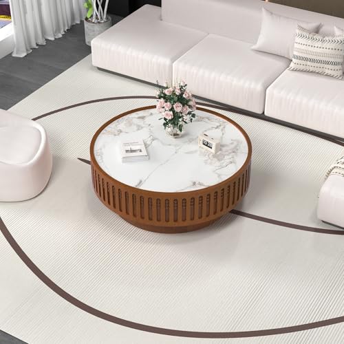 Table à thé décorative pour petit espace optimisant le rangement de votre salon - 7