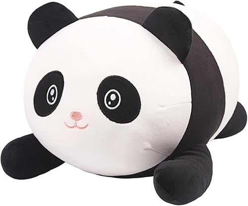 ARELUX Almohada de peluche de panda de 23.6 pulgadas, almohada suave y cómoda de peluche kawaii, almohada gigante para abrazar, juguete de panda,