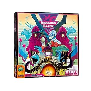 Dinosaur Island Board Game – Create Your Own Dino Park! Worker Placement Strategy Game, Fun Family Game for Kids and Adult, Ages 8+, 1-4 Players, 60-120 Minute Playtime, Made by Pandasaurus Games