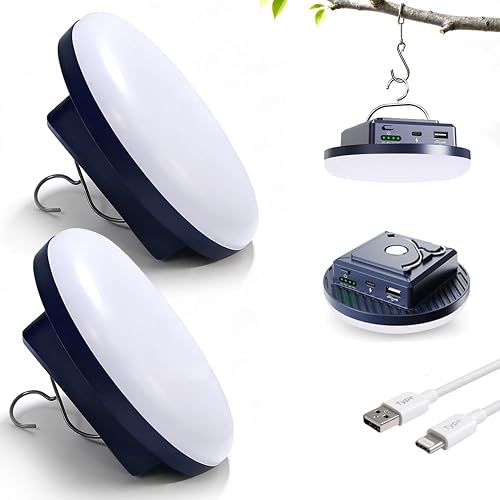 M.Y.Z. Wanderer 4500LM Camping Lantern 2-Pack