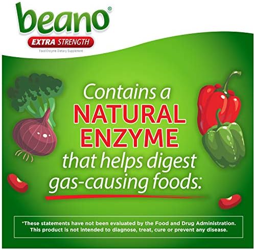 beano Ultra 800 Gas Prevention, Food Enzyme Dietary Supplement, Help Digest Gas-Causing Foods, 30 Tablets