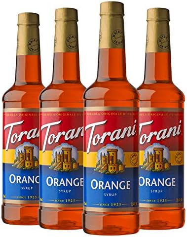 Torani Syrup, Orange, 25.4 Ounces (Pack of 4)