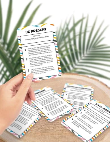 Allura & Arcia 52 Stress Less & Self Care Cards - Mindfulness & Meditation Exercises - Anxiety Relief & Relaxation - Image 4