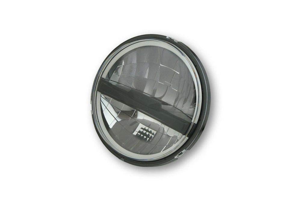 HIGHSIDER LED Hauptscheinwerfereinsatz TYP 5 verchromt, Schwarz,Schwarzes