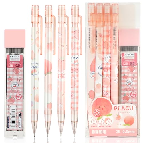 Mabor Juego de 4 lápices mecánicos lindos que incluyen lápices mecánicos pastel...