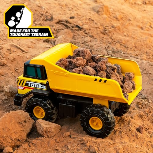 image for Tonka Steel Classics Mighty Dump Truck - Made with Steel & Sturdy Plas
