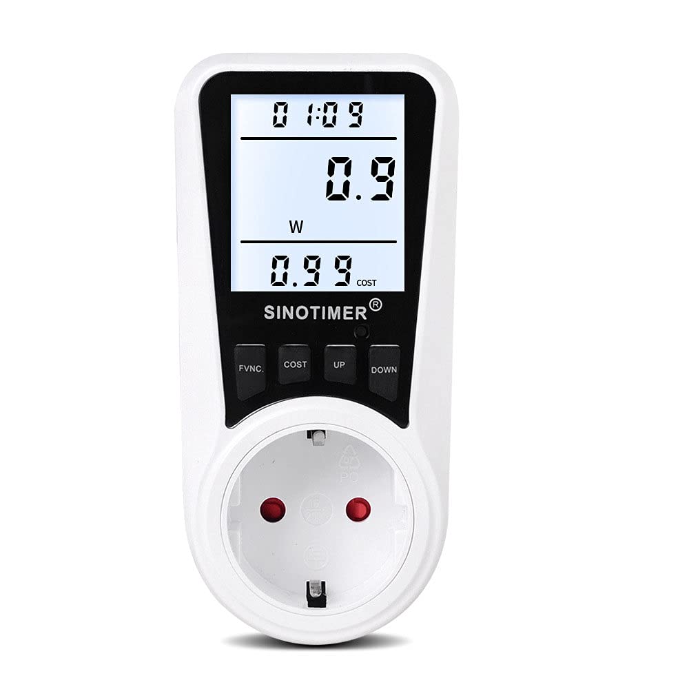Fawoonu DDS109L Digital Energy Meter Wattmeter ing Device Wattage Electricity Kwh Power Measuring