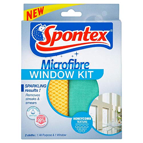 Spontex Microfibre Window Kit