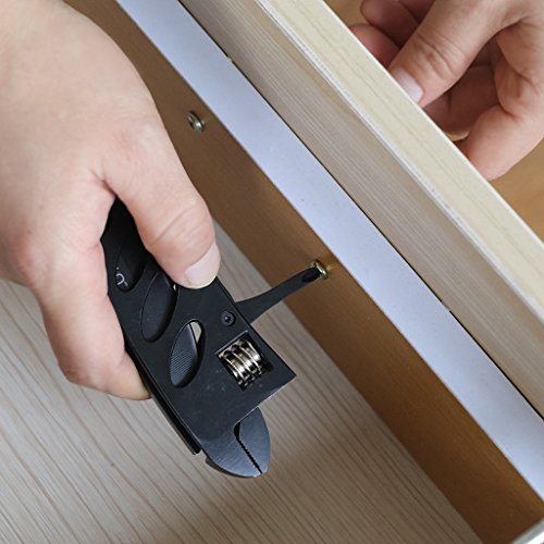 Multitool Wrench Adjustable Wrench Multi-tool Pocket Knife knife blade, Wrench, Screwdriver, Phillips Screwdriver Driver Bits Nylon Sheath LUTAVOY LY88