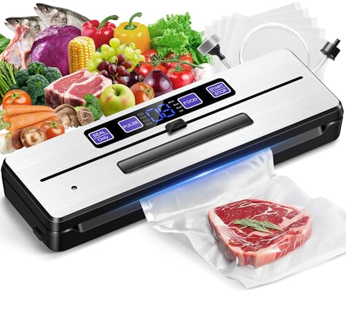 KingSom Vacuum Sealer Machine, 8 in1 Food Vacuum Sealers with