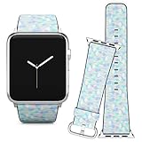 Compatible with Apple Watch (38/40 mm) Series 5, 4, 3, 2, 1 // Leather Replacement Bracelet Strap...