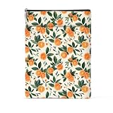 Book Sleeve Books Protector Books Pouch Book Lovers Gifts Bookish Gifts Waterproof Cover with Zipper for Oranges Printed Gift Bag for Women Teacher Coworker Mom Birthday Friendship