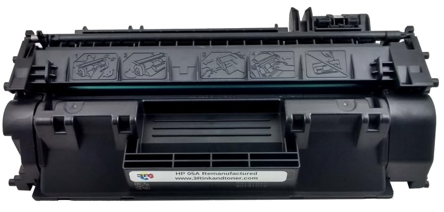 INKDIGO CE505A XL – Premium TUV Toner nero compatibile per stampanti HP Laserjet P2055DN P2035 P2055 P2035N P2055D P2055X P2030 P2050