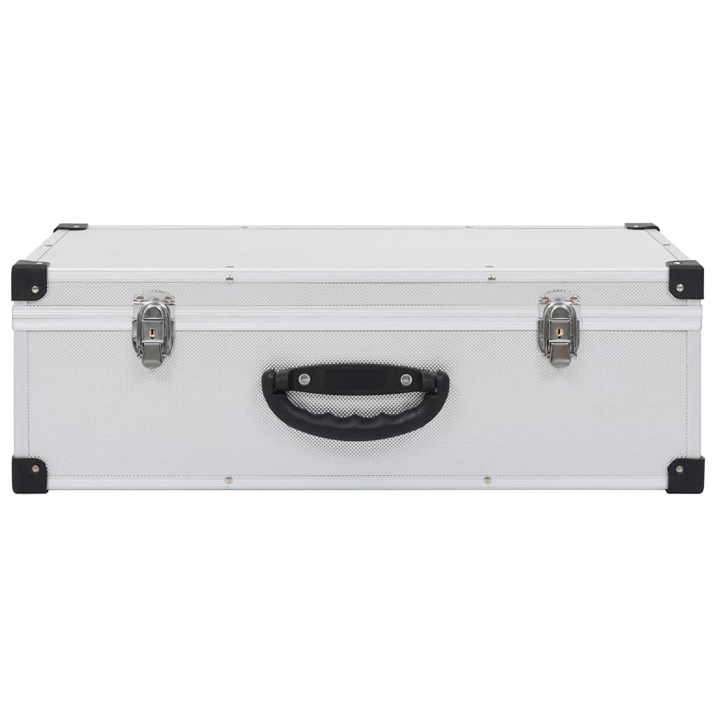 Generico Custodia CD per 80 CD in Alluminio ABS Argento,Forniture per Ufficio,Archiviazione e organizzazione,Porta CD/DVD-91854