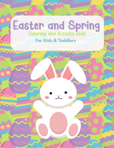Easter and Spring Coloring and Activity Book: for Kids and Toddlers, Ages 3-5 image 2