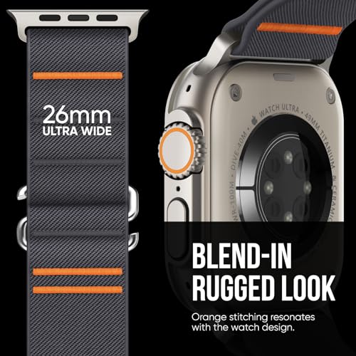 Image of Suitisbest Straps Compatible for Apple Watch Ultra 3 Strap 49 /46 /45 /44 /42 /41 /40 /38mm, Stretchy Nylon Sport Loop Strap with S-Hook for Apple Watch Ultra 3 /2 /1 SE3 Series 11 10 9 8 7 6 5 4【Band only】