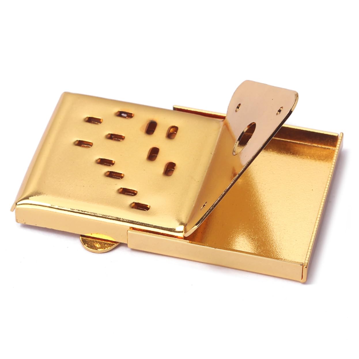 Toddmomy Metal Triangle Mandolin Tailpiece Screws Guitar Parts for Guitar Mandolin Decorative Tailpiece Easy String Change