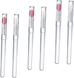 6pcs Cepillo de labios de silicona con tapa, ...