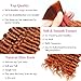Deep Wave Bulk Human Hair for Braiding No Weft 100 g (1 Pack-2 Bundles) 100% Unprocessed Brazilian Virgin Human Hair Bulk Human Braiding Hair For BOHO Braids Curly Deep Bulk 22 inch Ginger Orange #350