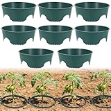 EYUNSTAR Pflanz-Ringe, 21,8 cm, Baumbewässerungsring für Garten, Kunststoff-Pflanzenschutz und...