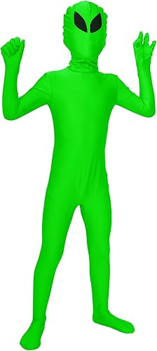 Miniatura 2 de Aniler Disfraz de Halloween de elastano para niños de 6 a 16 años, body de animal para cosplay, overol para niñas