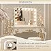 Keonjinn White Vanity Mirror with Lights 23